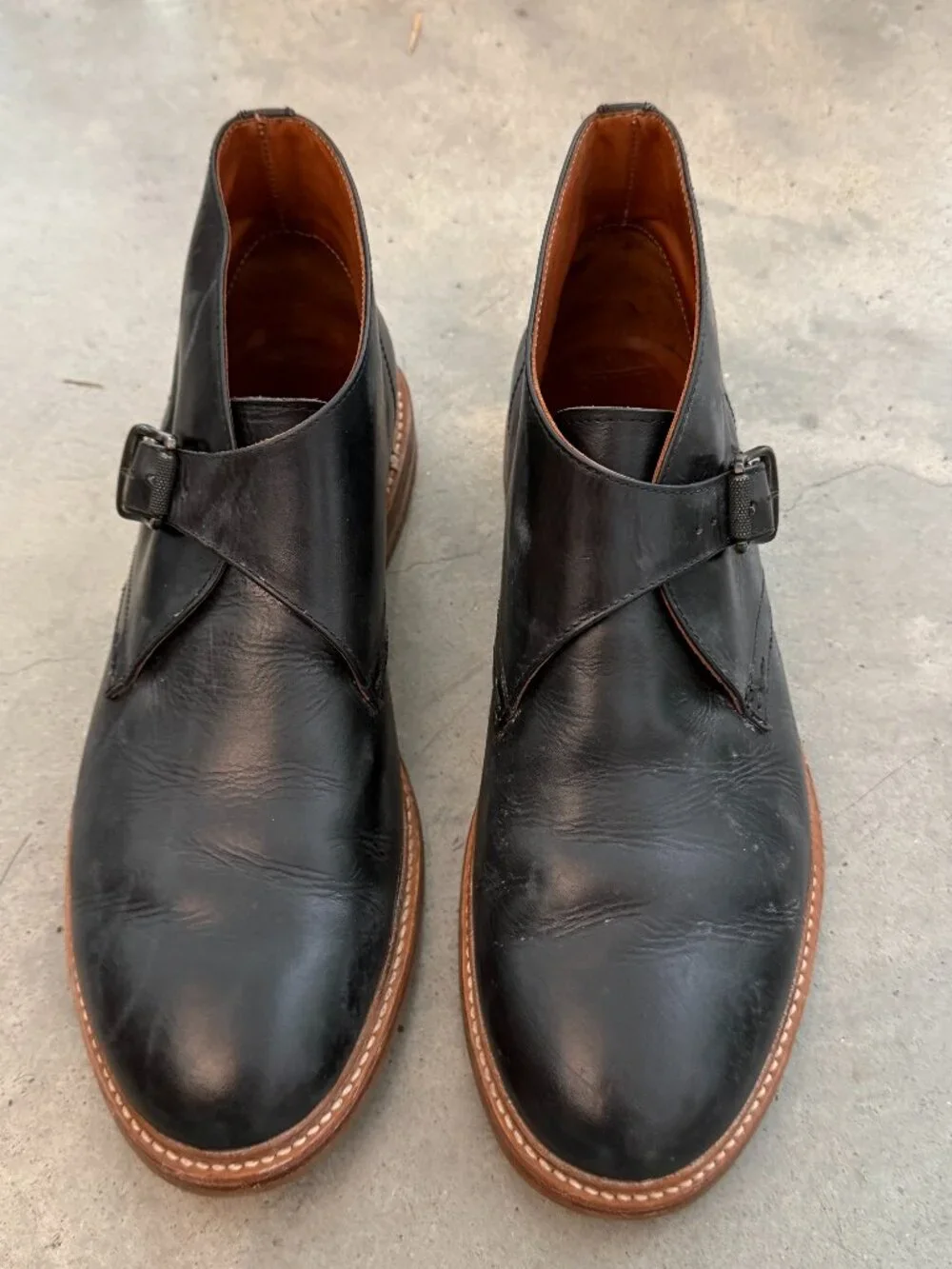 Frye William Monk Chukka - Black - 13 US